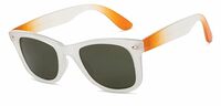 Vincent Chase By Lenskart | White Orange Green Full Rim Square Sunglasses 