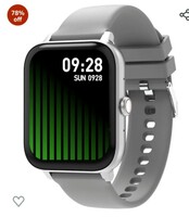  Maxima Mirage Smart Watch 1.83" HD Display, 600 Nits Brightness, Bluetooth Calling, Unisex Design, Advanced Chipset, BT 5.2 Seamless Connection, AI Health Monitoring, 100+ Sports Modes (Cloud Grey) 