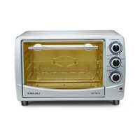 Bajaj 2800TMC 28 Litre Oven Toaster Griller (OTG 28L)|1200W Convection Oven For Kitchen|Motorised Rotisserie|Roasting & Grilling|Temp & Timer Control|Baking Accessories| 2-Yr Warranty By Bajaj|Black