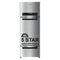 Lowest - Whirlpool FP 263D Protton Roy 240 Litres Frost Free Triple Door Refrigerator with 6th Sense ActiveFresh Technology (20807, Alpha Steel)