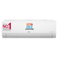 LG 5 in 1 Convertible 1.5 Ton 3 Star Hot & Cold Dual Inverter Split AC with 4-Way Swing (2023 Model, Copper Condenser, RS-H19VNXE)