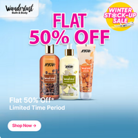 Nykaa X Wanderlust  Winter Stock-up Sale : Flat 50% Off 