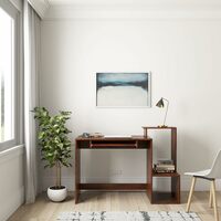 Amazon Brand - Solimo Jamieson Engineered Wood Study Table (Asian Walnut Finish)