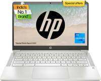 HP 14a Intel Celeron Dual Core N4500 - (4 GB/64 GB EMMC Storage/Chrome OS) 14a- na1004TU Chromebook (14 Inch, Mineral Silver, 1.46 kg)