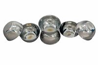 Vinod Stainless Steel Bowl for Kitchen and Dining Serving (Medium, 200 ml) Pack of 6