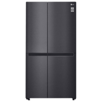 LG 688 Litres Frost Free Side by Side Refrigerator with Door Cooling Plus Technology (GC-B257KQBV.AMCQEB, Matte Black)