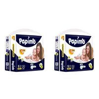 Papimo Baby Pants Diapers With Aloe Vera, Small, 78 Count&Papimo Baby Diaper Pants With Aloe Vera, Small, 78 Count