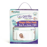 Himalaya Gentle Baby Wipes Mega Offer Pack (4N x 72's) Save Rs.101/-