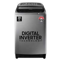 Lowest - SAMSUNG 11 kg 5 Star Inverter Fully Automatic Top Load Washing Machine (WA11J5751SP/TL, Magic Filter, Inox Grey)