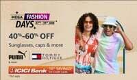 Amazon Mega Fashion Days Upto 60% off + Extra 10% Bank Offers (27 - 31 Jan)