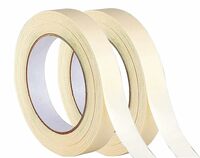 GLUN® Masking Tape 0.5(Half) Inch 20 Meter Multipurpose for Carpenter, Labelling, Painting, no leave adhesive after use Pack of 1