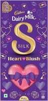 Cadbury Dairy Milk Silk Valentines Heart Blush Chocolate Bar Gift Pack, 250 g (Use 15% coupon)