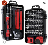  Prime Deals 115 in 1 Interchangeble Multipurpose Mini Screwdriver Set Magnetic Slot Wrench Bits Repair Tools Kit Set Combination Screwdriver Set for Home Appliance,Laptop,Mobile,Computer 