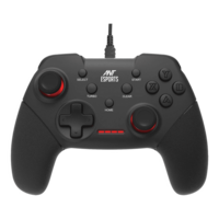 ANT ESPORTS Wired Controller for Android Mobile Phone, Tablet, TV Box, PC, Laptop, Windows 7/8/10 & Play Station 3(PS3) (Vibration Feedback Function, GP100, Black)