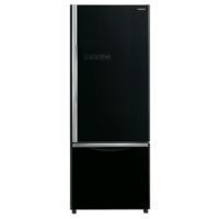HITACHI 525 Litres 2 Star Frost Free Double Door Bottom Mount Refrigerator with Eco Thermo Sensor (R-B570PND7, Glass Black)