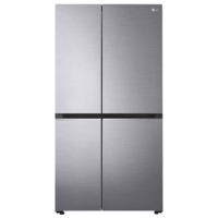 LG 694 Litres Frost Free Side by Side Refrigerator with Door Cooling Plus Technology (GC-B257SLUV.APZQEB, Platinum Silver III)