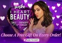 Purplle I Heart Beauty Sale Upto 50% off + Free gifts (7th - 15th Feb)
