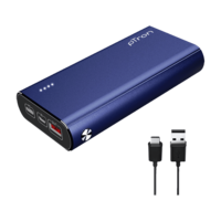 pTron Dynamo Elite 20000 mAh 18W Fast Charging Power Bank (1 Micro USB Type B, 1 Type C & 1 Type A Ports, Metal Casing, LED Charging Indicator, Blue)