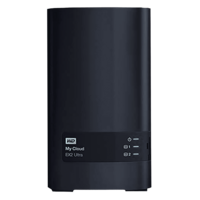 Western Digital My Cloud EX2 Ultra 4 TB USB 1.1 Network Attached Storage (Automatic Backup, BVBZ0040JCH-BESN, Black)