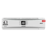 Acer 1.0 Ton 3 Star Quad Cool Series Inverter Split AC (Copper, AiSense, Four-Way Convertible, Quad Swing, Inverter Tec, MicroFilter, Super-Chill Mode, Auto-Clean, AR10SIN3GMEC, 2023 Model, White)