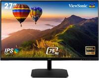 ViewSonic 27 inch Full HD LED Backlit IPS Panel with VGA, HDMI, Audio Out, External Power Adaptor