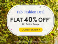 Firstcry-Flat 40% OFF* on Entire Fashion- Fab Fashion Deal