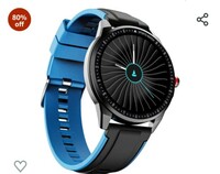  boAt Flash Edition Smart Watch with Activity Tracker, Multiple Sports Modes, 1.3" Screen, 170+ Watch Faces, Sleep Monitor, Gesture, Camera & Music Control, IP68 & 7 Days Battery Life(Galaxy Blue) 