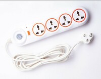 [100 coupon] Nippo Surge Protector 4 Socket 1 Switch-2 mtr