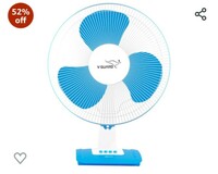  V-Guard Esfera TF NX Table Fan | 3 Speed Settings | 1350 RPM Powerful Motor | Corrosion Resistant Powder-Coated Metal Guards | Arctic White | 40 cm (400mm) 