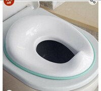  Zollyss Portable Baby Potty Training Seat for Boys and Girls Potty seat Toilet Seat for Kids 0 to 5 years Child Toddler Non-Slip with Splash Guard Fits Round & Oval Western Toilets, Blue 