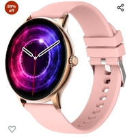 Fire-Boltt Phoenix Pro 1.39" Bluetooth Calling Smartwatch, AI Voice Assistant, Metal Body with 120+ Sports Modes, SpO2, Heart Rate Monitoring (Gold Pink) 