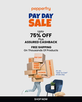Pepperfry Pay Day Mania- Upto 75% off + Assured Cashback + Sitewide Free Shipping + Additional Bank DIscount
