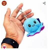 Webby Octopus Keychain + Stuffed Animal Toy - Valentine's Gifts