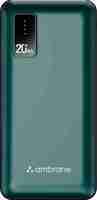 Ambrane 20000 mAh 10.5 W Power Bank  (Green, Lithium Polymer, Fast Charging for Mobile)