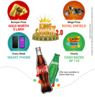Kings of Crowns 2.0 Buy Coca Cola and Win Royal Enfield , Gold , Smartphones and more