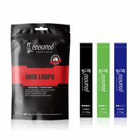 Cockatoo Mini Loop Bands for Workout, Resistance Band,Resistance Bands Set for Men and Women, Pack of 3, Resistance 2 Kg - 20 Kg(6 Month Warranty) (Set of 3 (X-Light-Light-Medium))