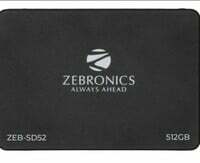 ZEBRONICS ZEB-SD52 512 GB Desktop, Laptop Internal Solid State Drive (SSD) (ZEB-SD52 SSD 512GB, SATA II and SATA III Interface, QLC, Silent Operation)
