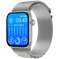 Fire-Boltt Newly Launched Vogue Large 2.05" Display Smart Watch, Always On Display, Wireless Charging, App Based GPS with Bluetooth Calling & 500+ Watch Faces (White)