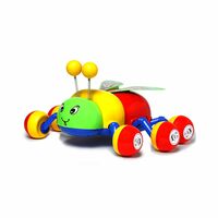Toyzone Big Bee Pull Along - 71952 | Infant and Pre-School Toy | Free Wheel Toy | Early Age Development Toys for Kids | Pulling Toy with Cord| Push N Pull Toy