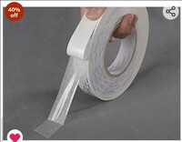 THEMISTO G TAOE121 High Strength Double Side Tissue Tape, 24 Mm (1 Inch X 50 Mt)