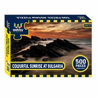 Webby Colourful Sunrise at Bulgaria Jigsaw Puzzle, 500 Pieces
