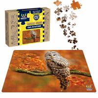 Webby Owl in Autumn Wooden Jigsaw Puzzle, 252 Pieces