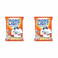 More Light Extra Power Detergent powder 4kg (Pack of 2)