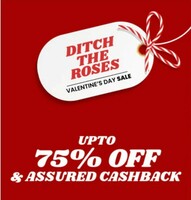 Pepperfry Ditch the Roses Sale -  Upto 75% off on Furniture + assured cash back