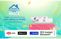 Flipkart Grand Home Appliances Sale Upto 75% Off + 10% Off on ICICI, Citi & HSBC Credit Cards (7th - 11th Feb)