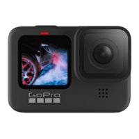 GoPro Hero9 5K and 20MP 30 FPS Waterproof Action Camera with Bluetooth Connectivity (Black)