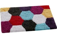 AAZEEM Durable Door Mat for Home | Cotton Door mat for Bedroom | Door mat for Kitchen | Multicolor | Standard Size mat