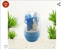 Oblivion Baby Care Baby Nail Clipper, Scissor, Tweezer and Nail Cleaning Sets, The Best Baby Shower Gift for Baby Girl and Baby Boy (5 Pc Set) 