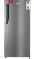 Haier 190 L 4 Star Direct Cool Single Door Refrigerator Appliance (2023 Model, HED-204DS-P, Dazzle Steel) 