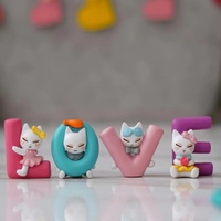 Love Animated Characters Multicolor Polyresin Showpiece, By eCraftIndia